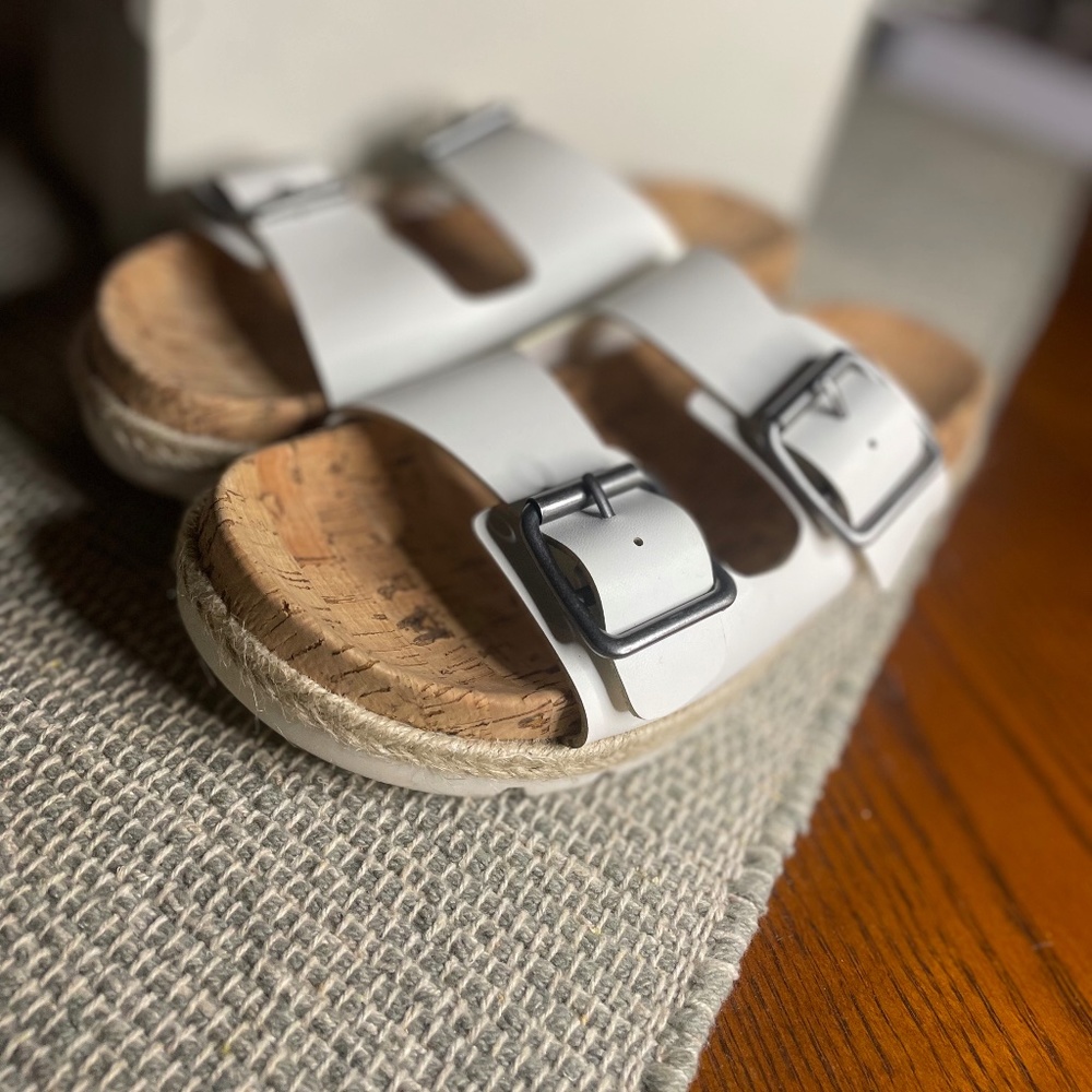 Slide on sandals